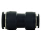 M16 x M12 Plastic Unequal Straight Union Compression Fitting