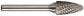 Flame Carbide Bur- 1/8"