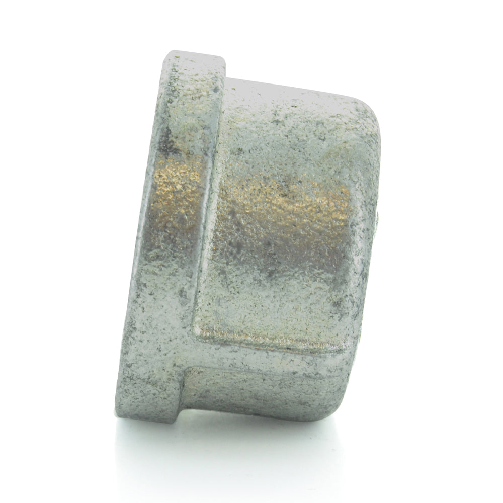 1" Schedule 40  Female NPT Galvanized Welded Malleable Iron Pipe End Cap USA