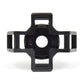 3/4 Inch Heavy-Duty Cable Tie Stud Mount Black UV Nylon 66