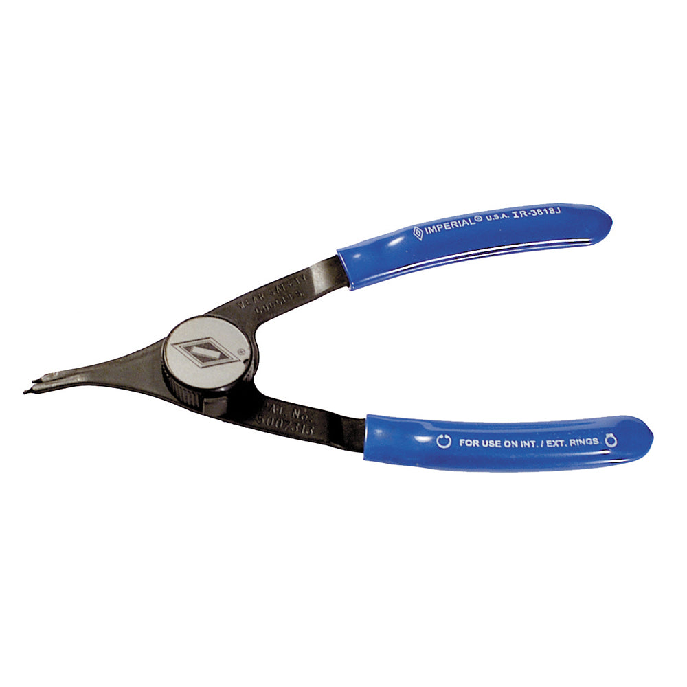 0.038 Inch Tip Dia X 18 Degree Tip Angle Cam-Lock Convertible Retaining Ring Plier