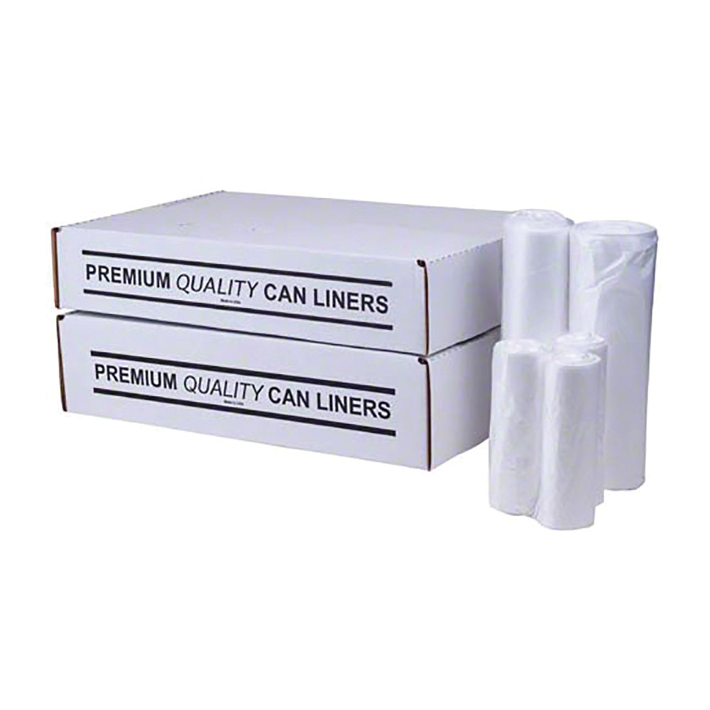 40X48 High Density Can Liner 19 Microns 45 Gallons Black 200 Per Case