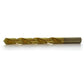 5/8 Inch 135 Degree Split Point Gold Nitro-Carburized Hi-Molybdenum Tool Steel Jobber Length Drill Bit - Shop Pro