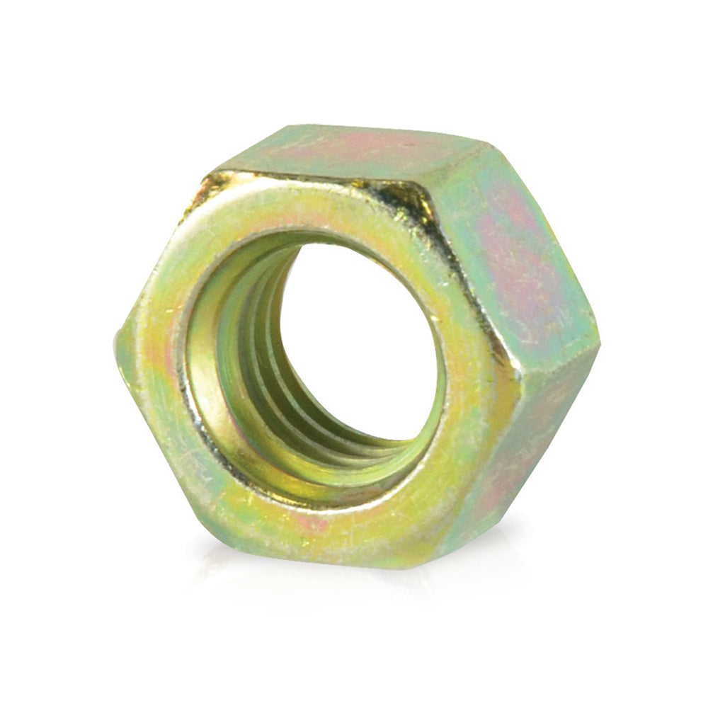 1/2-20 Fine Yellow Zinc Grade 8 Finished Hex Nut Usa