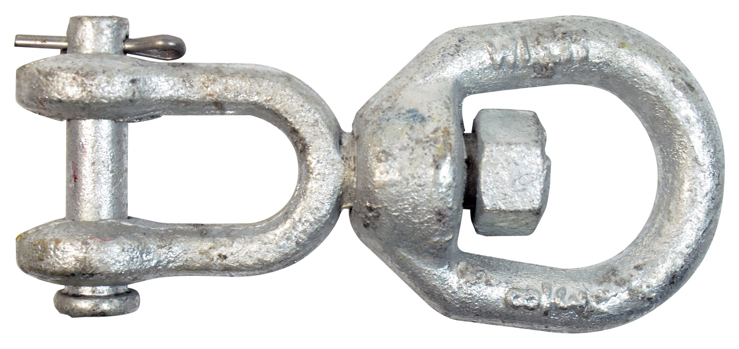 1/2 Inch Hot Galvanized Jaw To Eye Swivel