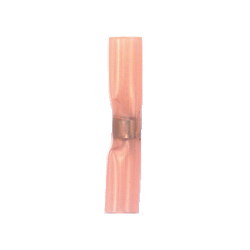 22-18 Gauge Button Connector Solder Shrink Red