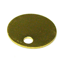 Key Tag - Brass 1-3/8