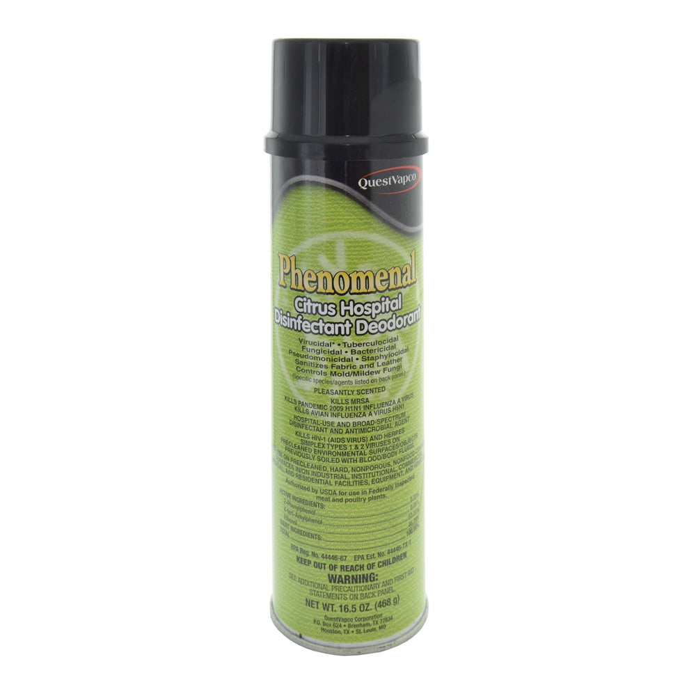 Quest Specialty  Phenomenal Disinfectant Citrus 16.5 Oz Net Wt. - Aerosol