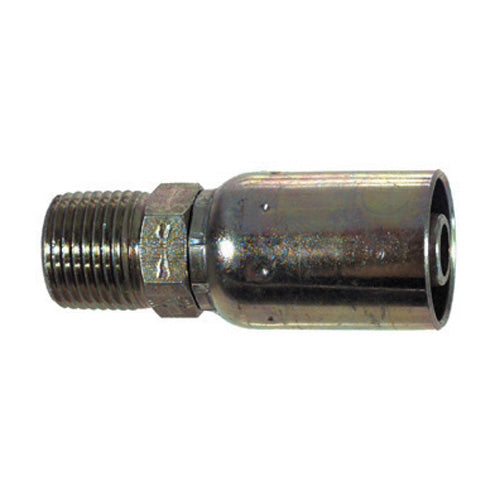 Male Pipe Rigid Straight 1/2 Inch Tube X 3/8 NPT