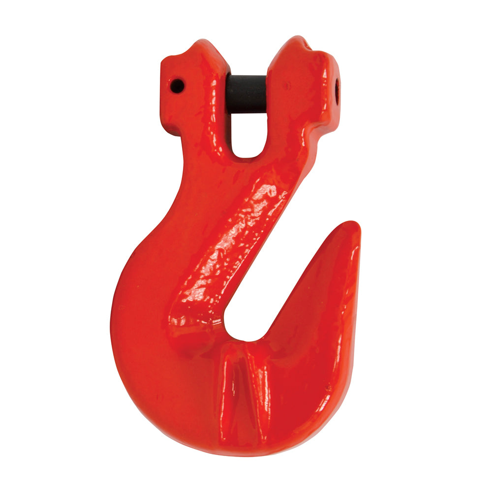 3/8 Inch Grade 80 Yellow Painted Forged Steel Alloy Clevis Grab Hook