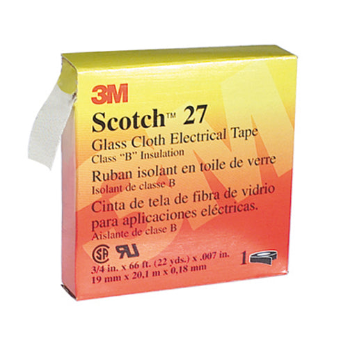 3/4 Inch x 66 ft White Scotch® Electrical Tape
