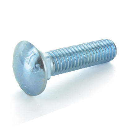 3/4-10 x 11 Inch Coarse Zinc Plated A307 Grade A Round Head Carriage Bolt