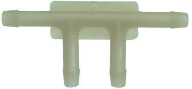 3/16 Inch Vacuum and Washer Hose 4 Way Connector White