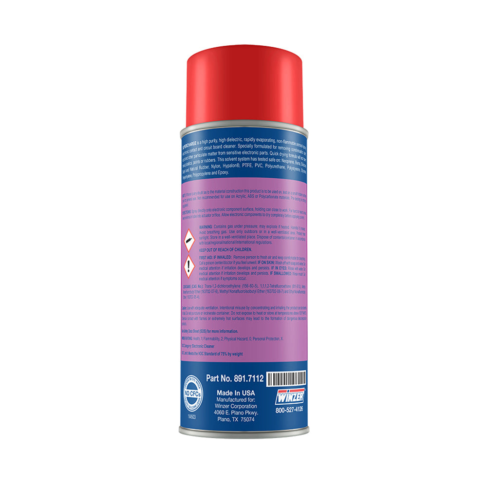 Winzer Supercharge No Flash Contact Cleaner -  10 oz - Aerosol