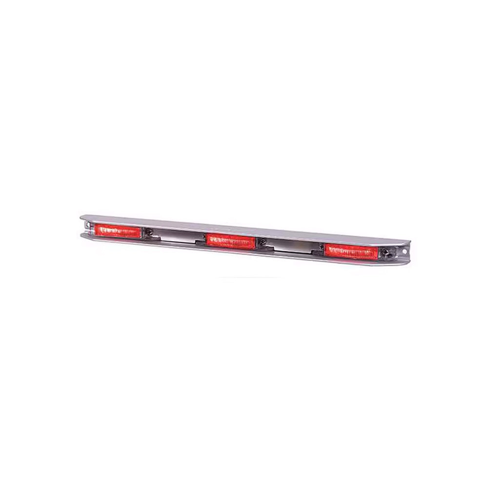 Maxxima M20343R 21 LED Red Stainless Steel Light ID Bar
