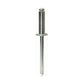 0.126 - 0.250 Inch Grip 3/32 Inch Dia x 0.375 Inch 5052 Aluminum Standard Flange Dome Head Blind Rivet