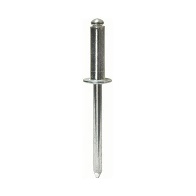0.501 - 0.625 Inch Grip 3/16 Inch Dia x 0.825 Inch 5052 Aluminum Standard Flange Dome Head Blind Rivet