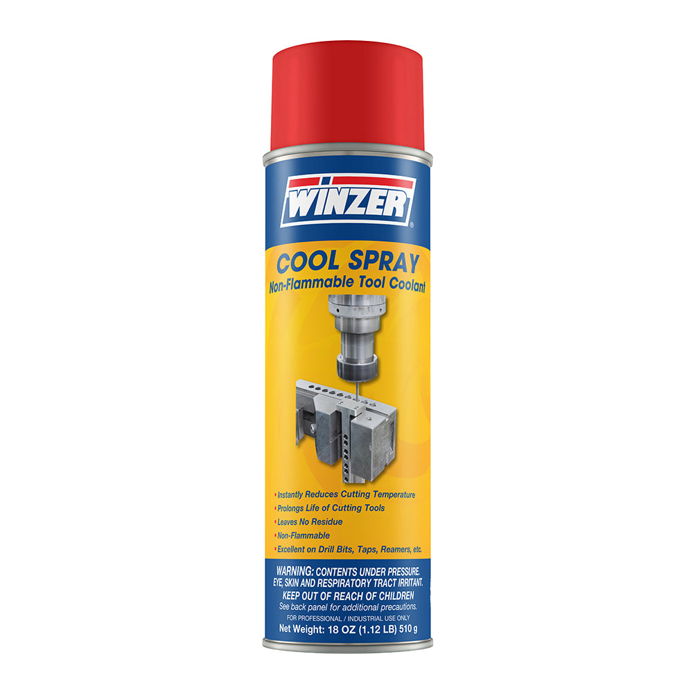 Winzer Cool Spray Non-Flammable Tool Coolant - 18 Oz Net Wt. - Aerosol