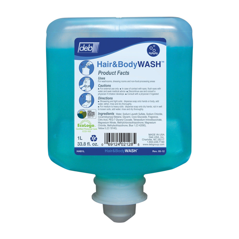 Deb Hair and Body Wash - 1 Liter