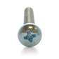 #10-32 x 1-1/4 Inch Fine Zinc Plated Steel #2 Phillips Drive Pan Head Machine Screw
