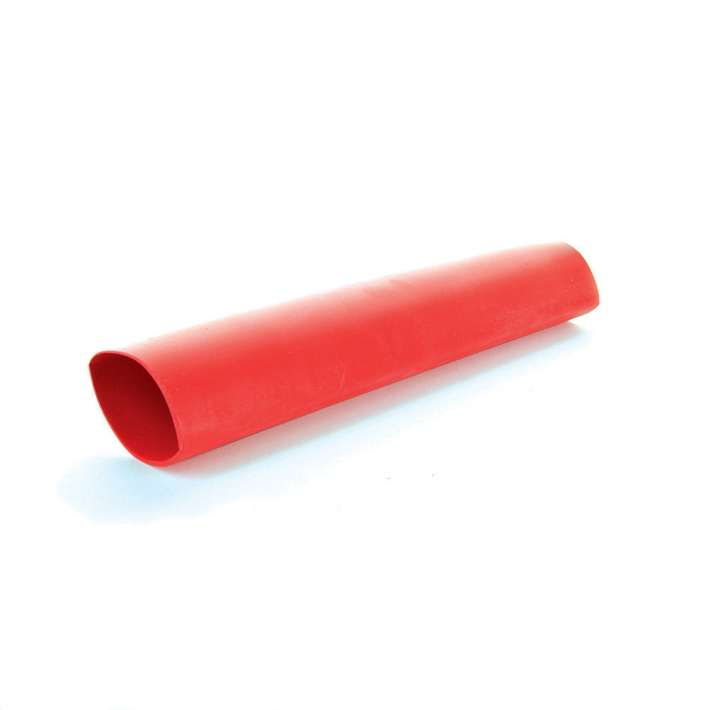 1 Inch x 6 Inch Polyolefin Dual Wall Heat Shrink Tubing Red