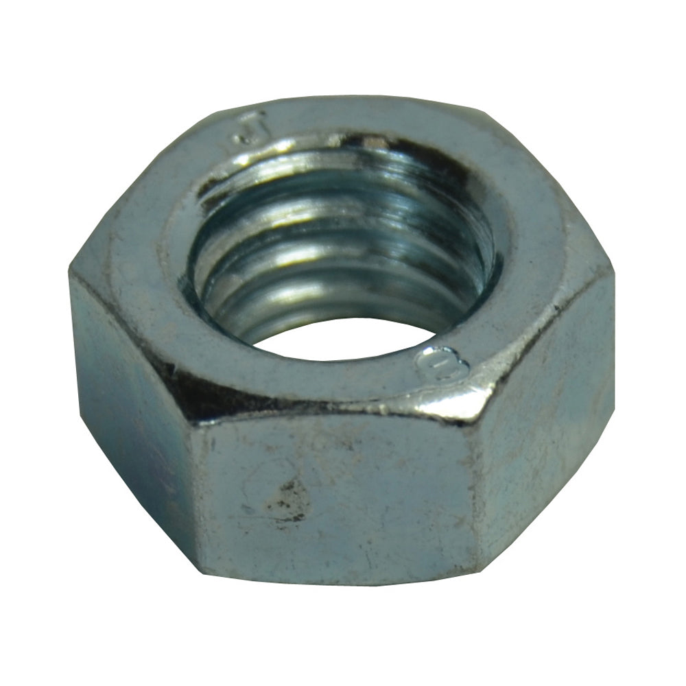 M8 x 1.25 Coarse Zinc Plated Grade 8 Jis Reduced Head Finished Hex Nut