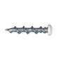 3/16 Inch x 1-1/4 Inch White Pan Head Concrete Screws Wall-Dog™ Anchor - 100 Per Box
