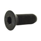 1/2-20 x 1-1/2 Inch Fine Black Oxide Medium Carbon Steel Flat Head Socket Cap Screw USA
